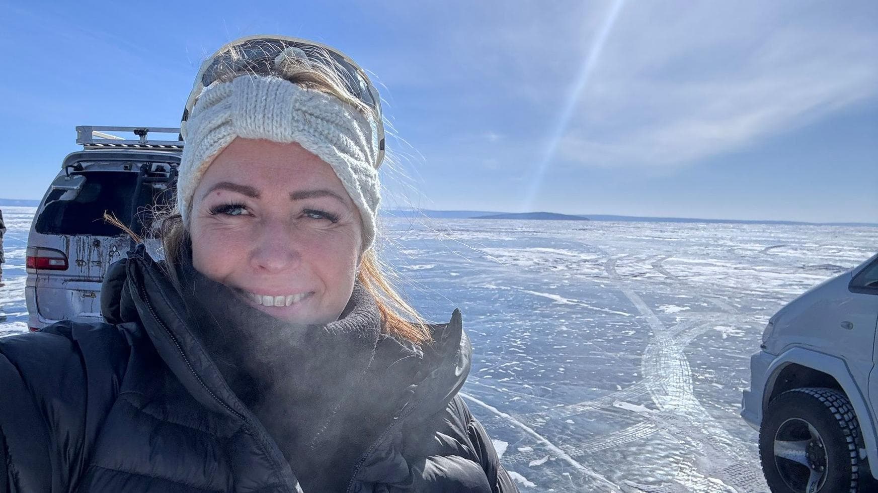 Woman completes 100-mile race across frozen lake