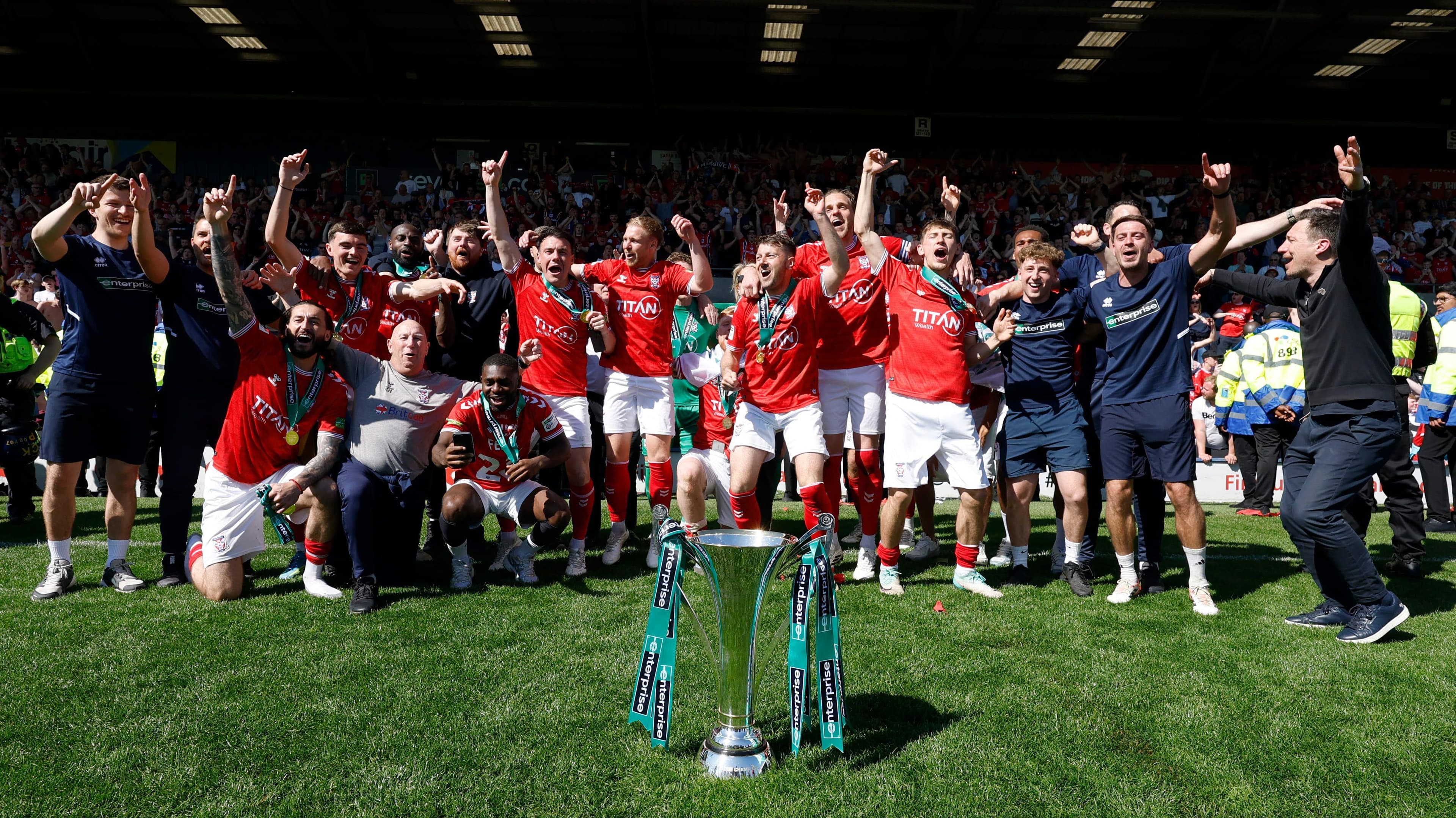 Promotion celebration to be held at club's stadium