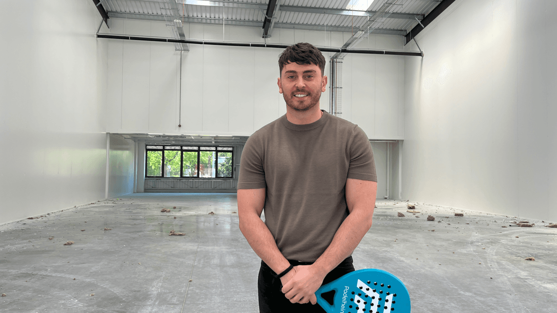 Walls knocked down to create giant padel club