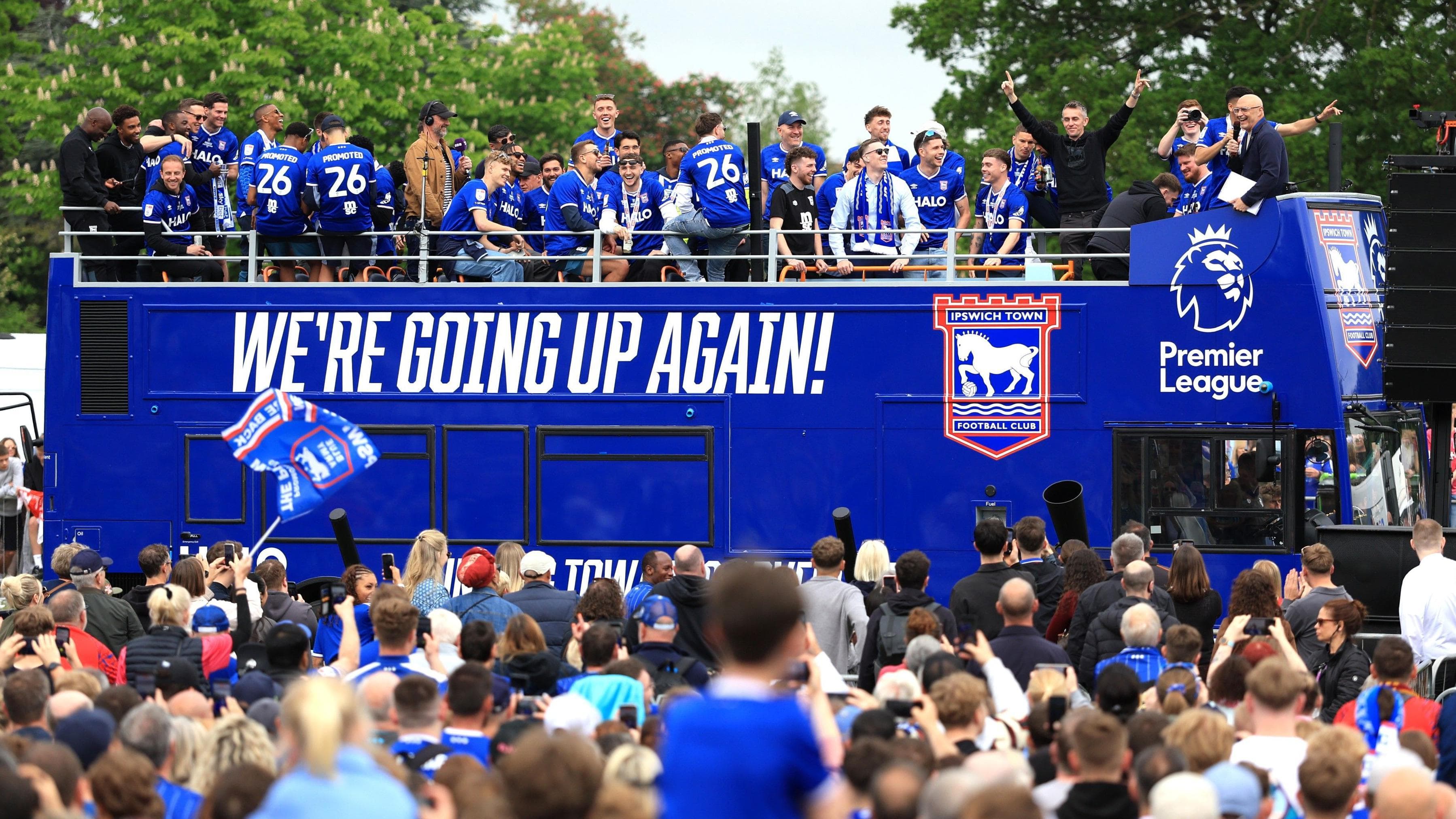 Huge turn out for Premier League promotion parade