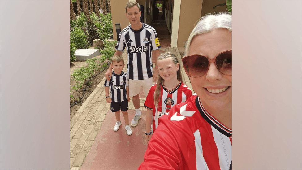 Family divided over Tyne-Wear derby