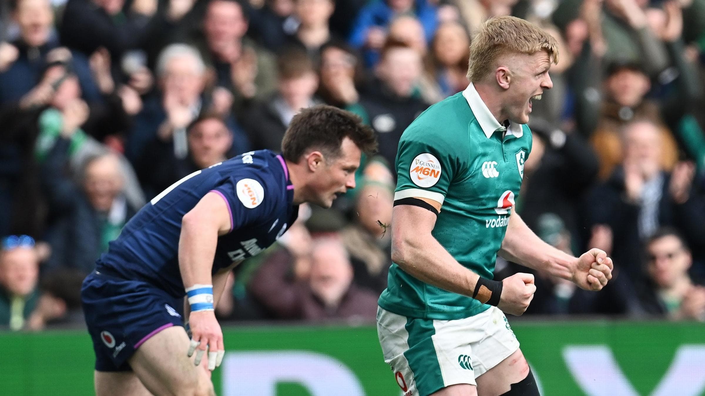 Ireland's Malignant Outpouring Sweeps Scotland, Captivating Fans Across Borders