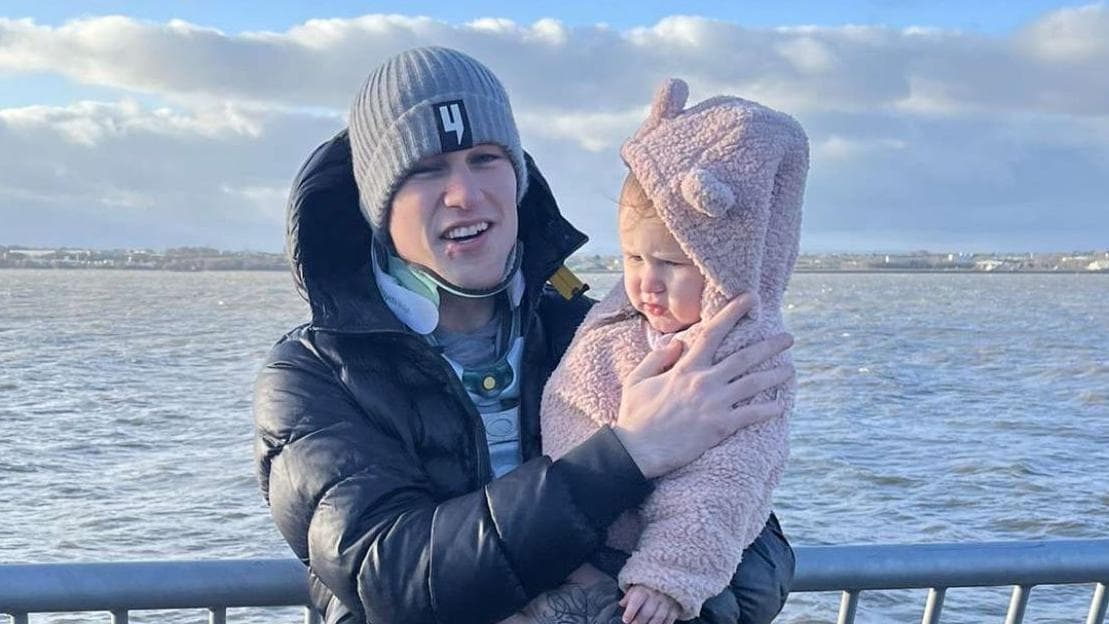 'My biggest motivation after crash was to hold my daughter'