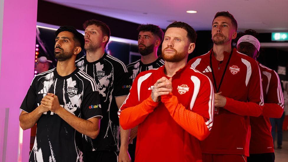 20 goals and a burning yellow card - the best bits from Sidemen charity match