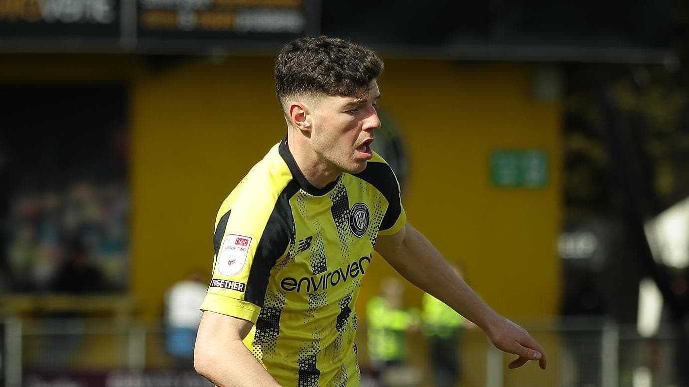 Harrogate midfielder Taylor to miss season finale