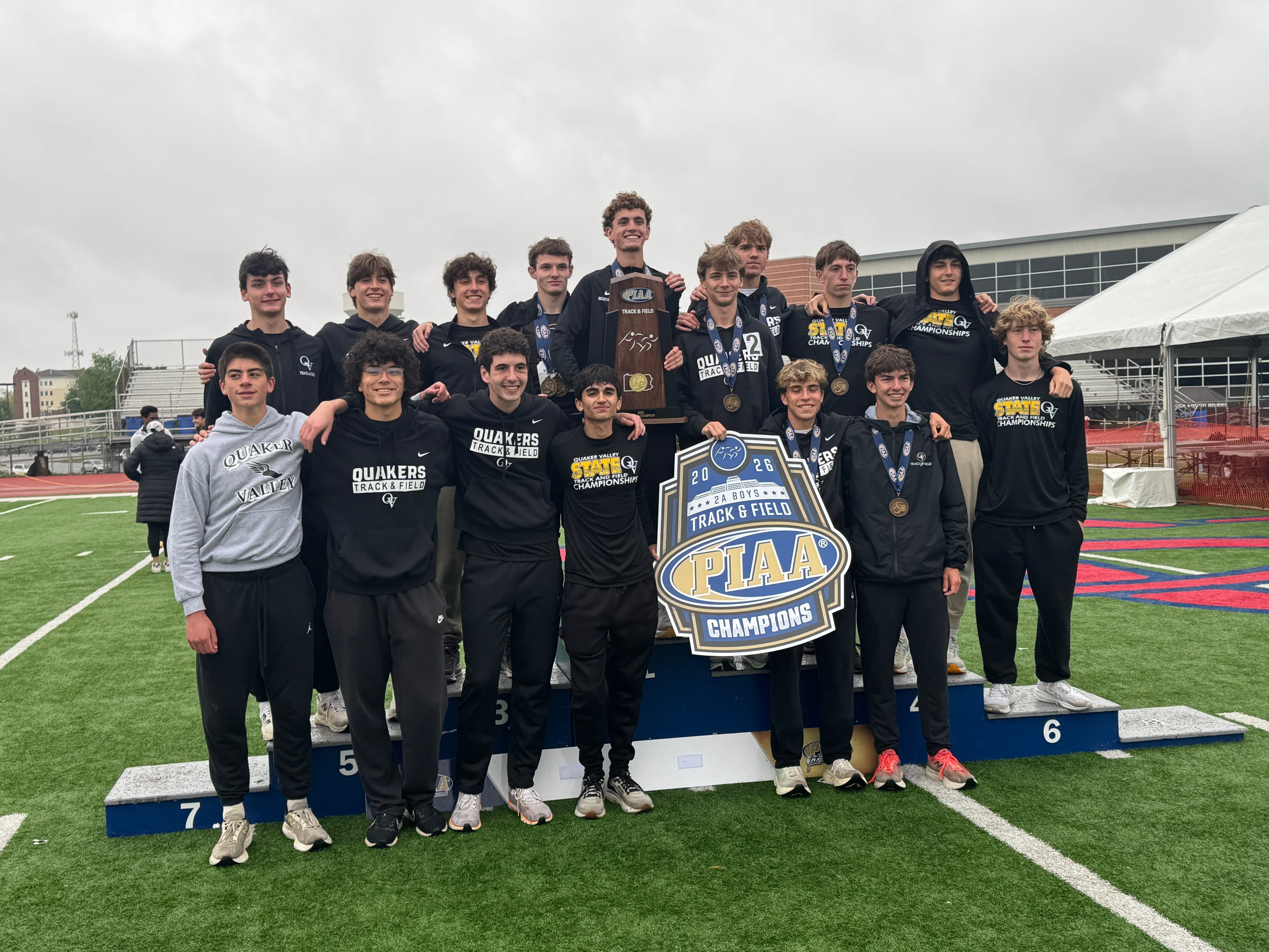 Quaker Valley boys track and field wins second consecutive PIAA team title