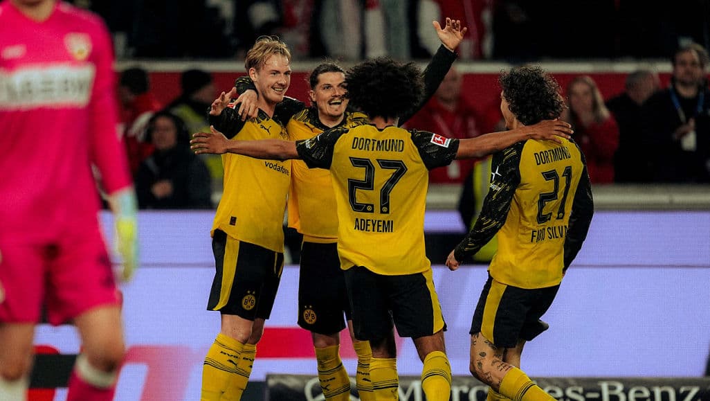 BVB win 2-0 at VfB – Adeyemi and Brandt score in added time
