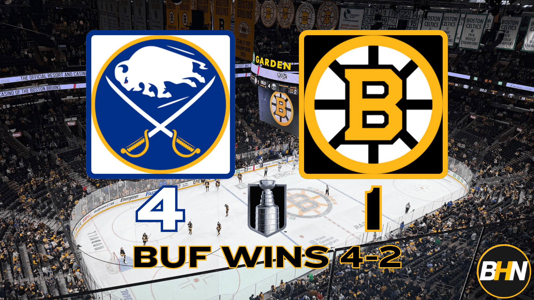 Bruins Fall to Buffalo in Game 6, Season Over