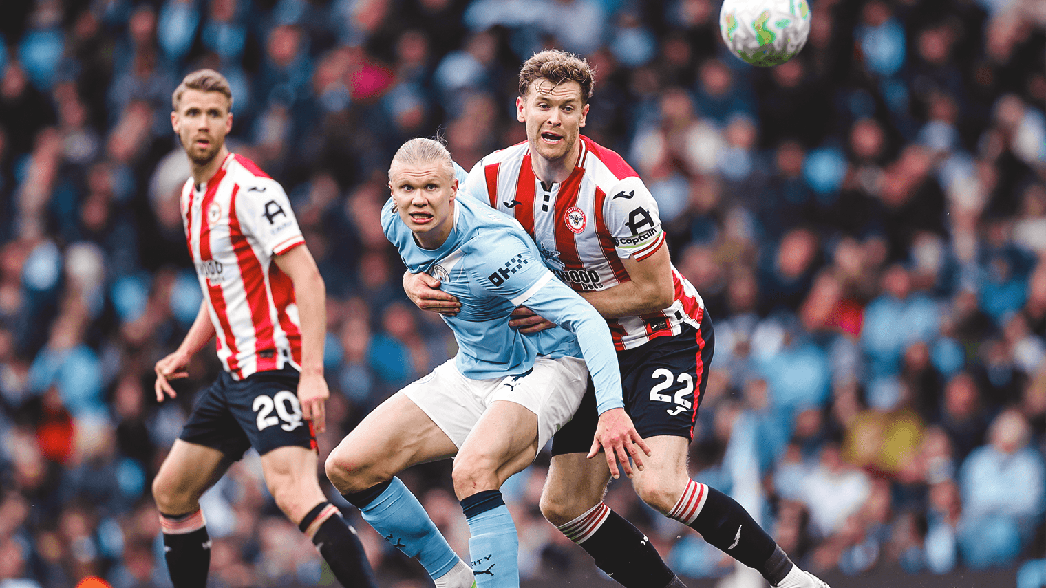 Man City 3 Brentford 0: Doku, Haaland and Marmoush score as Bees defeated