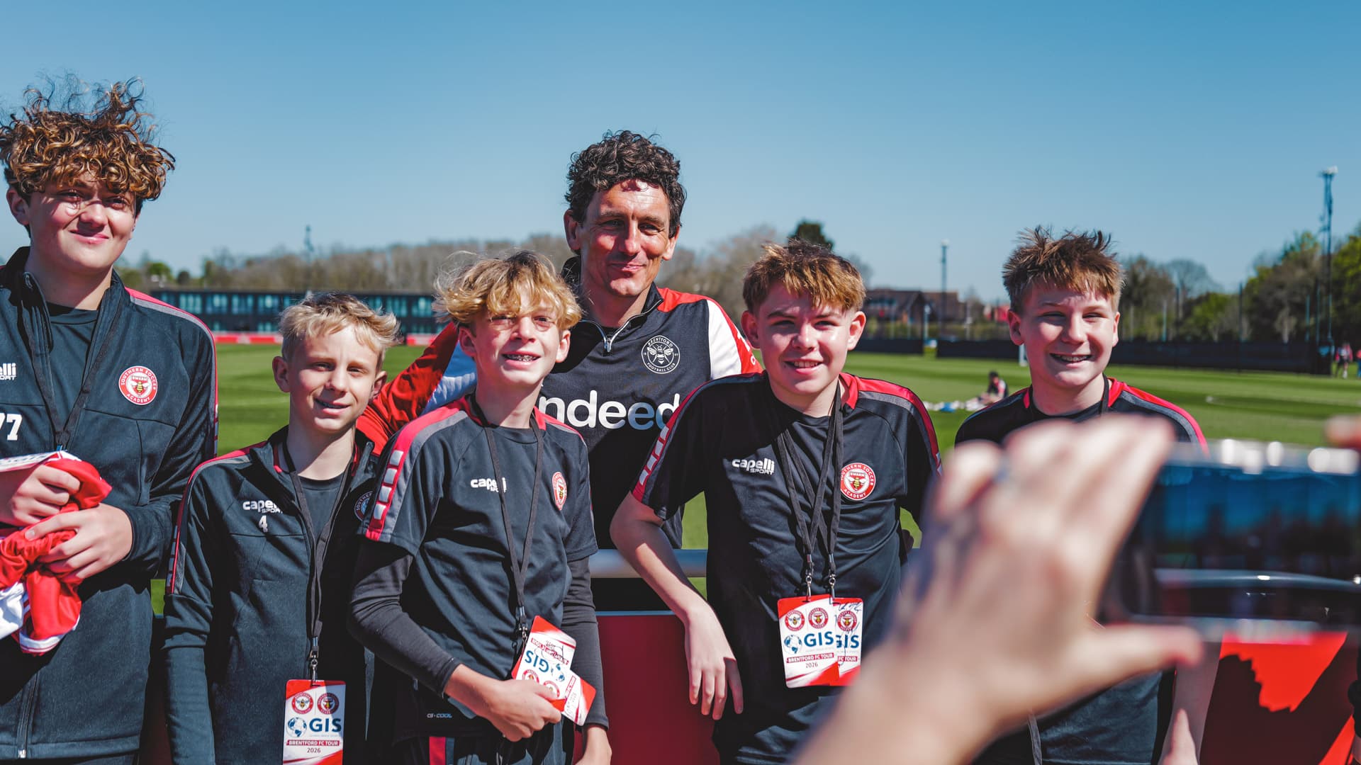 Swarm FC visit Brentford’s Robert Rowan Performance Centre