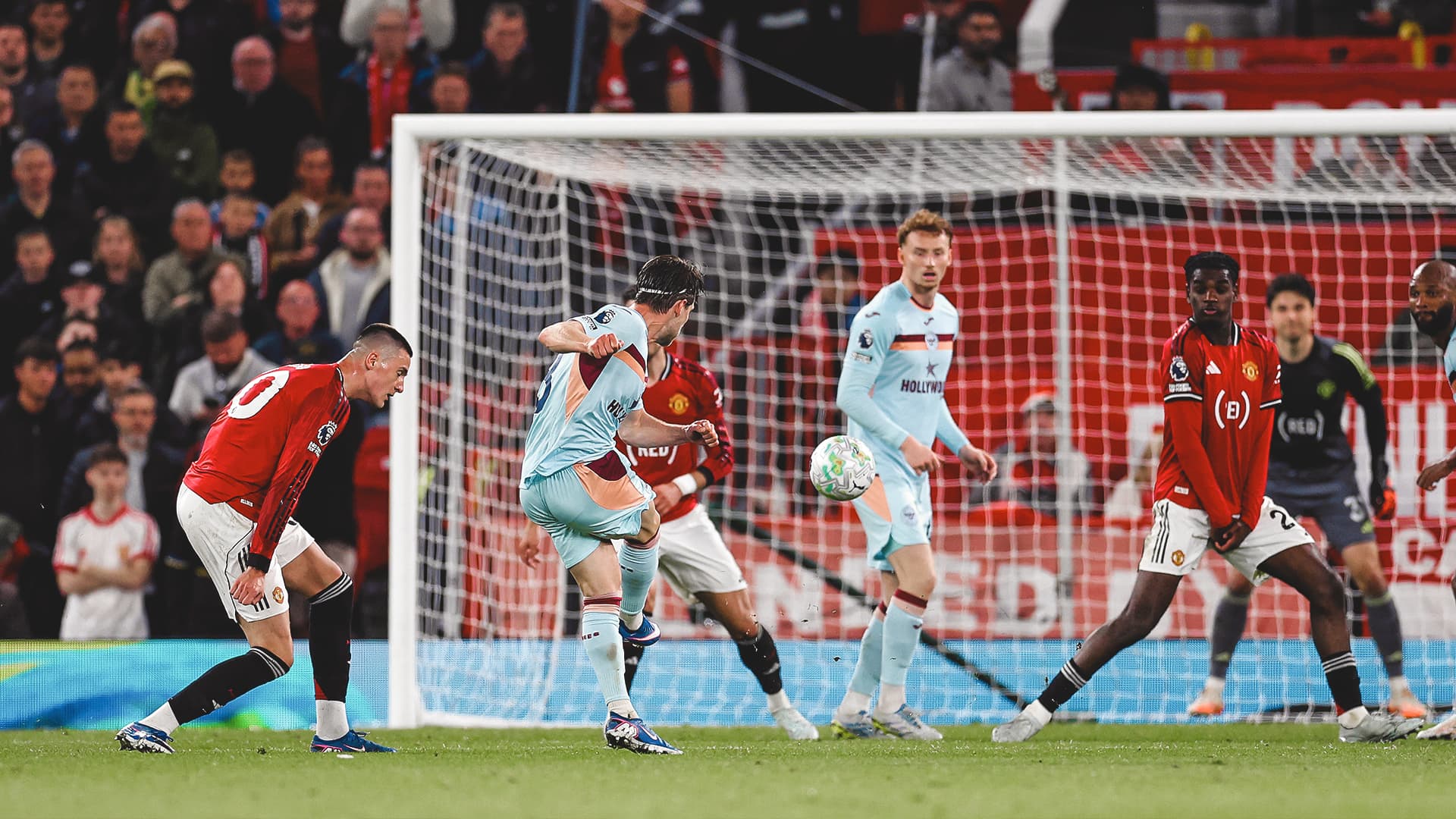 Manchester United 2 Brentford 1: Jensen on target in Old Trafford defeat