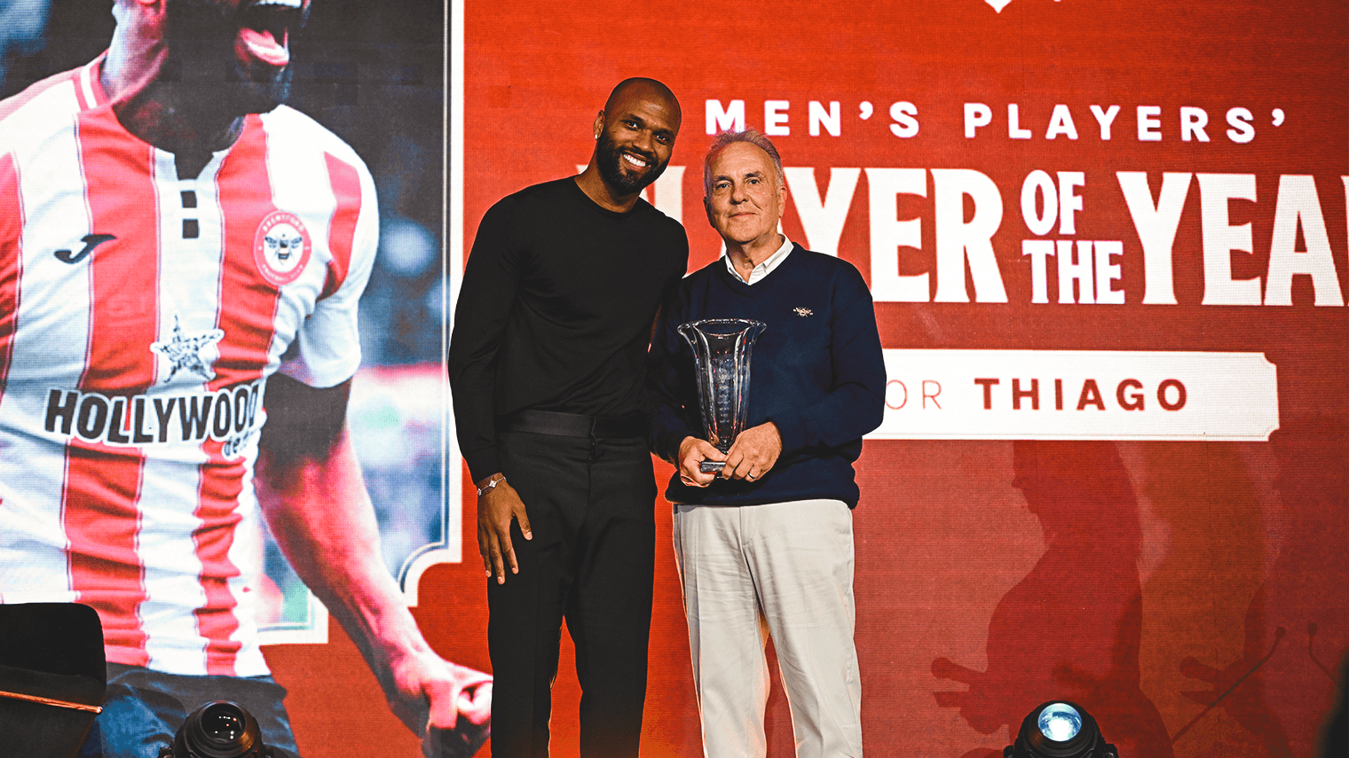 Brentford Player of the Year awards: Thiago and Jensen recognised