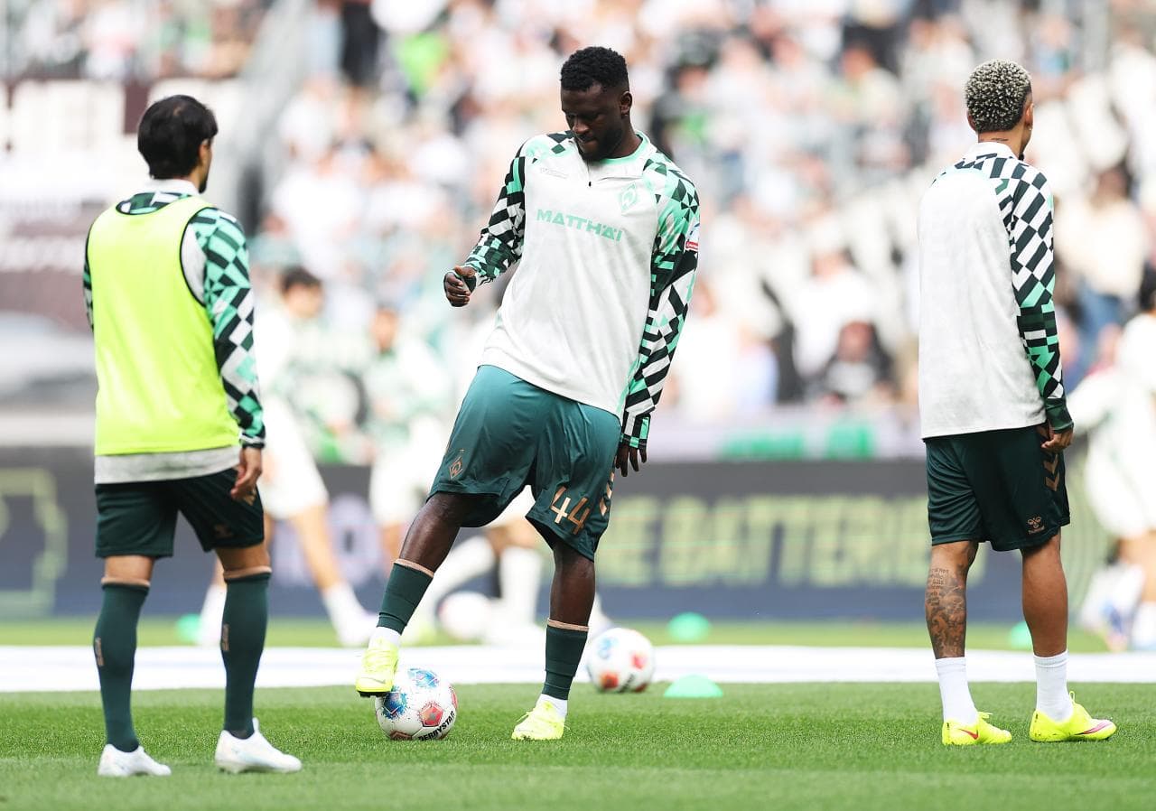 Boniface still lacking fitness, not available for Werder despite training return