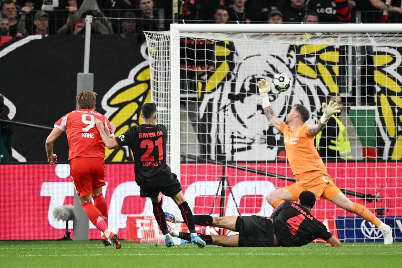 Kane and Diaz strike to secure Bayern's Pokal final ticket as Leverkusen bow out
