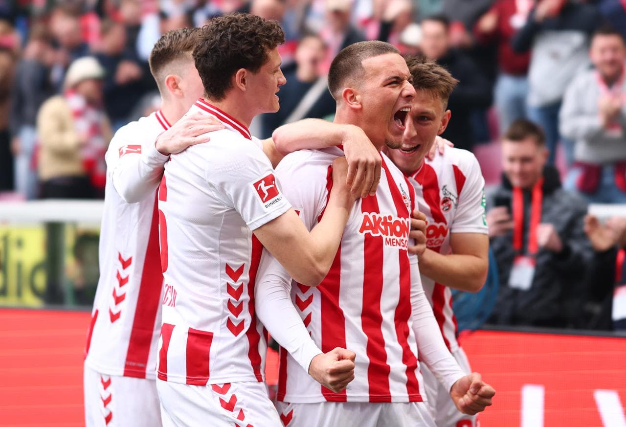 1. FC Köln survive late fightback to see off ten-man Werder Bremen