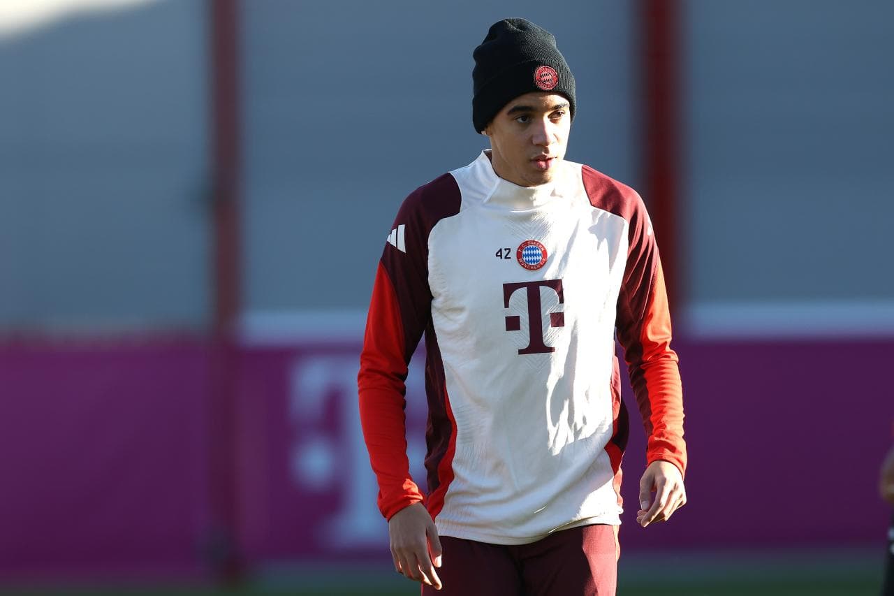 Jamal Musiala takes step forward in injury recovery