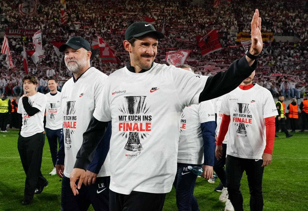 Tearful Schuster hails Freiburg fans after historic night