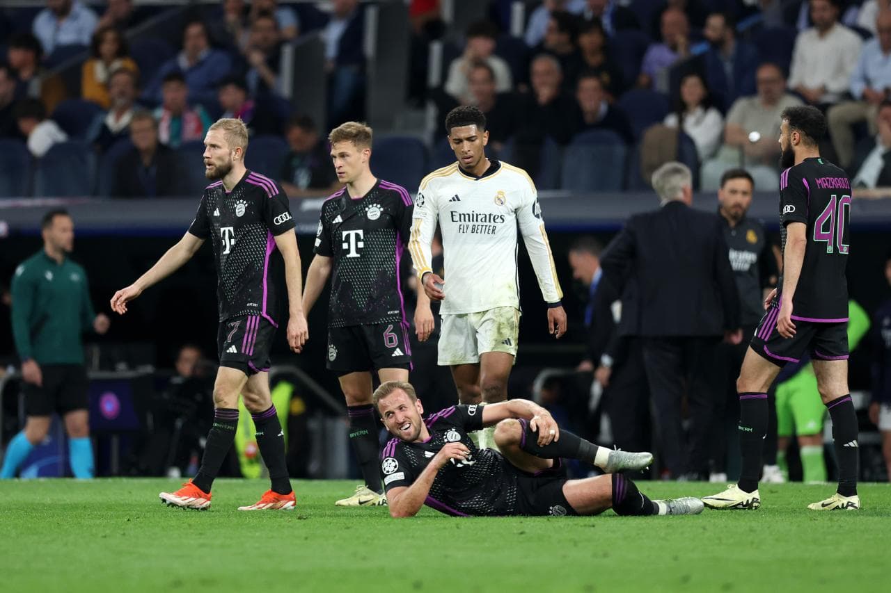 Ex-BVB star Jude Bellingham could miss Real Madrid's first-leg clash with Bayern Munich