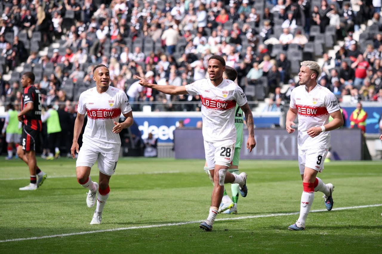 Draw enough as VfB Stuttgart secure Champions League qualification in Frankfurt