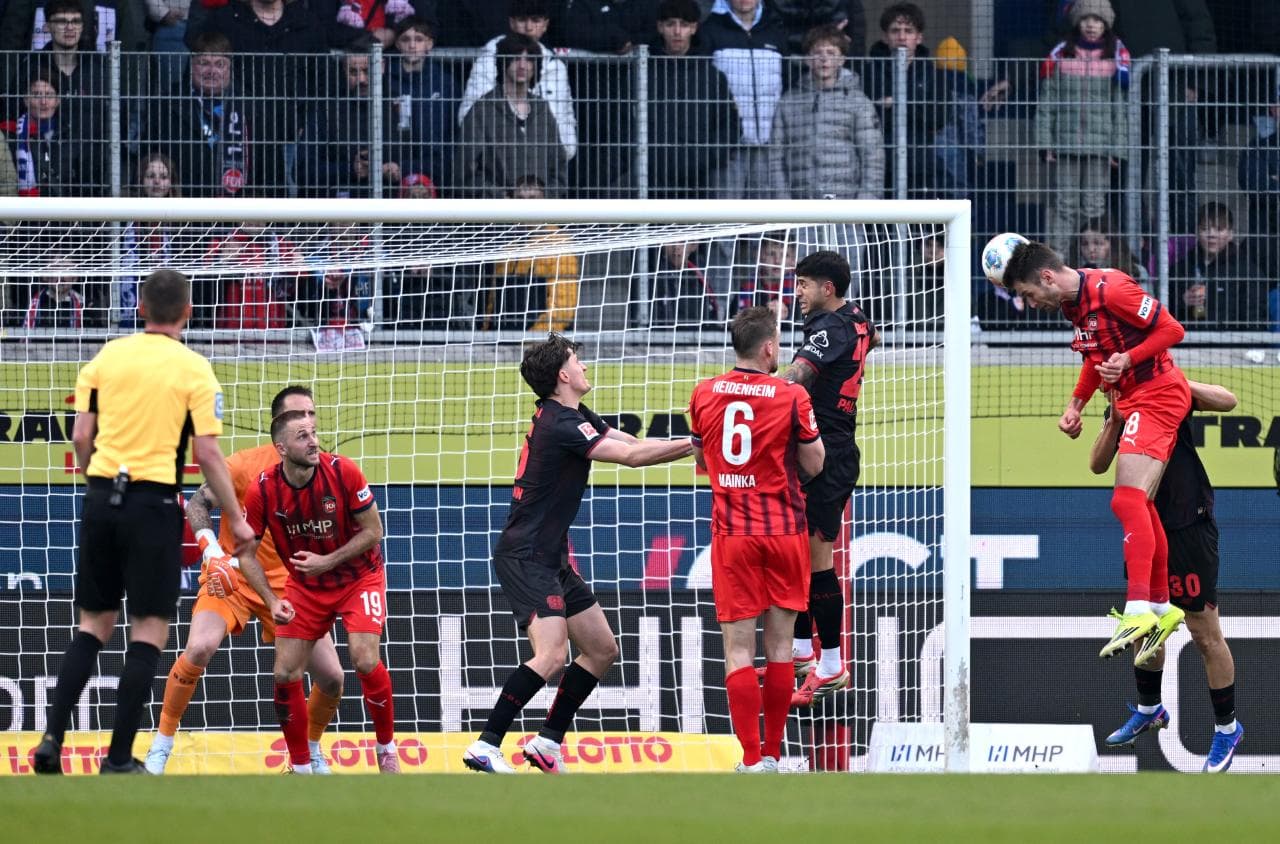 Pieringer repeats Schick's trick as Heidenheim secure first point against Leverkusen