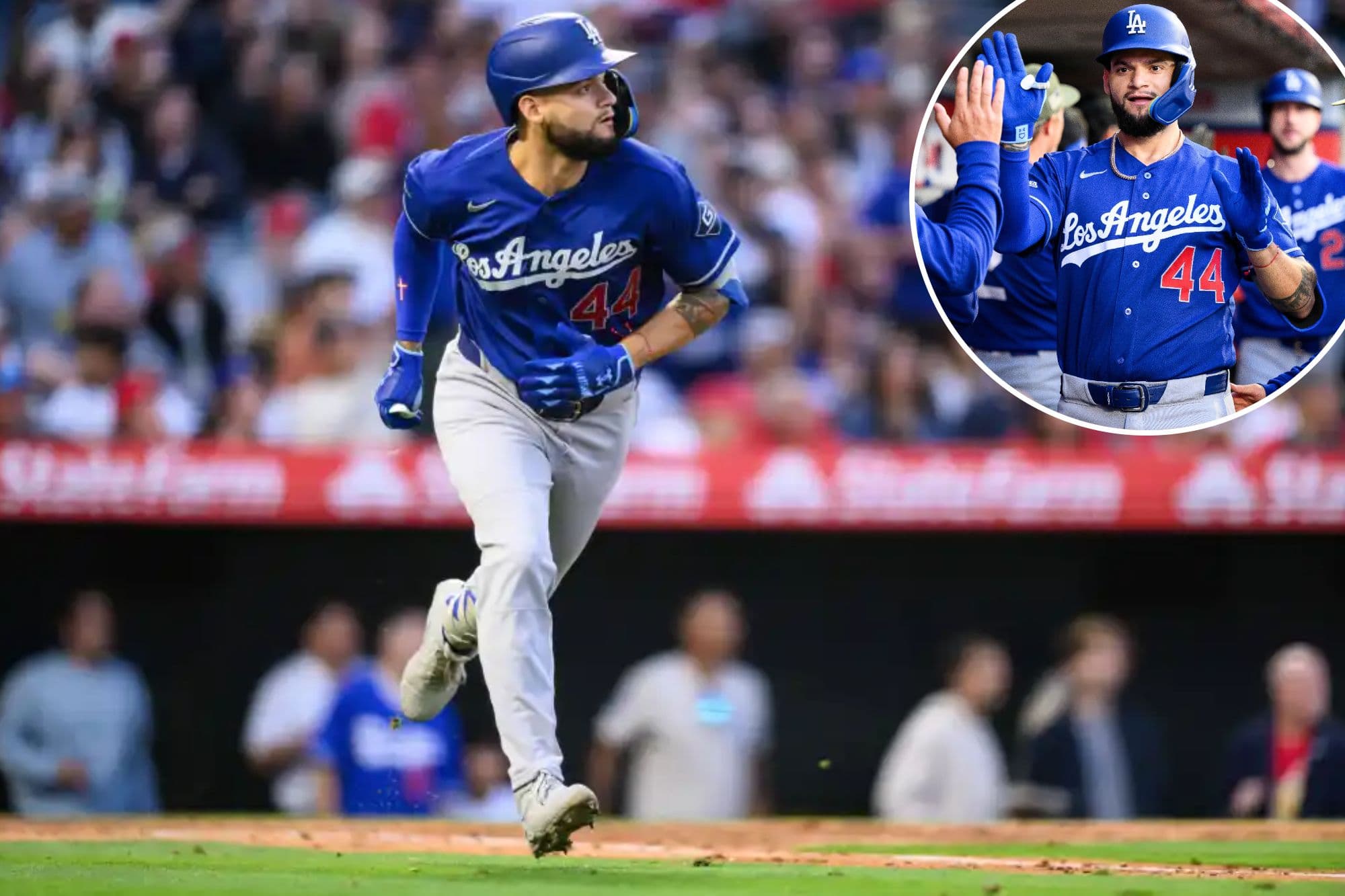Dodgers hit three home runs, hold Angels to two hits in rout