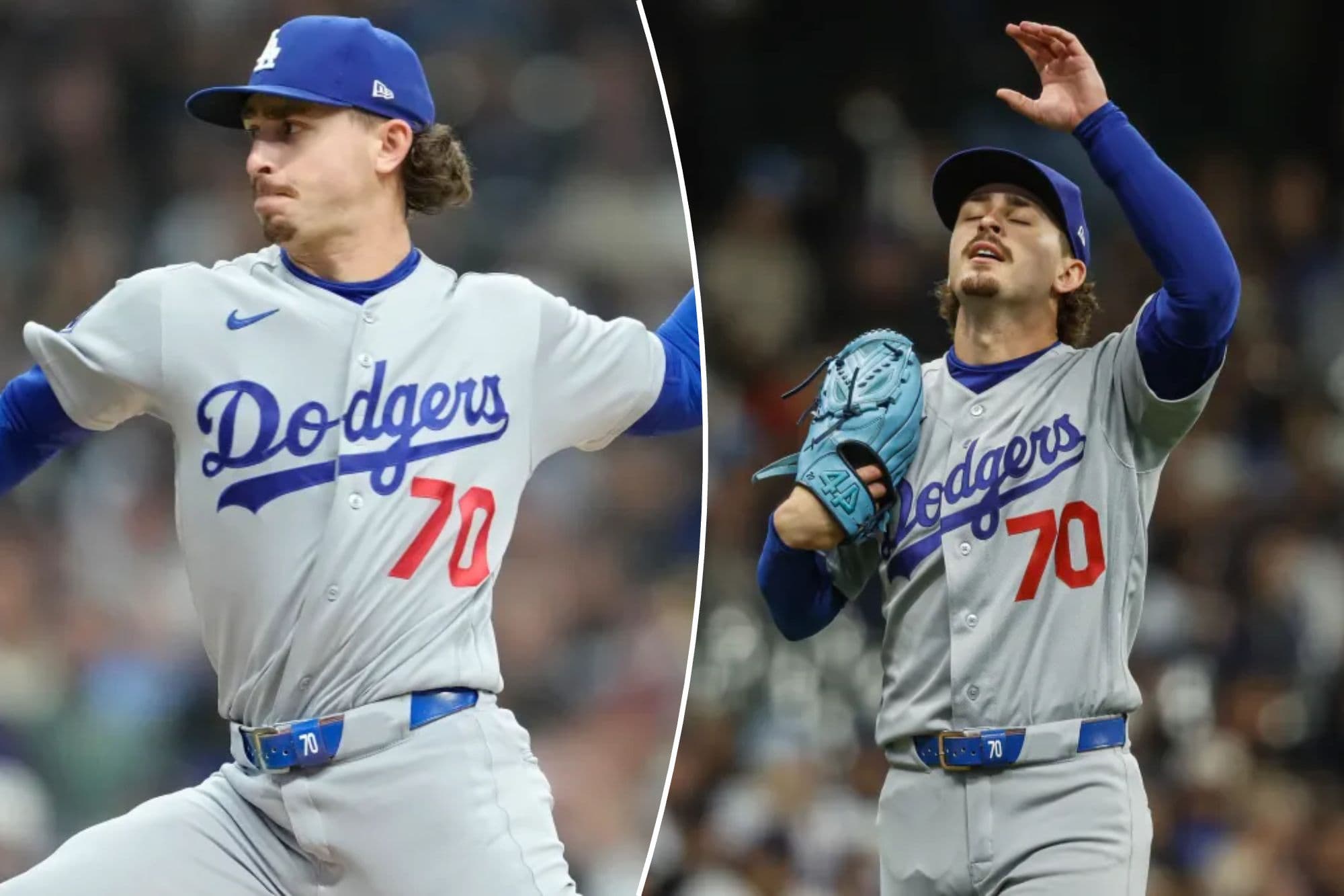Dodgers fall to Brewers as Justin Wrobleski comes back to earth