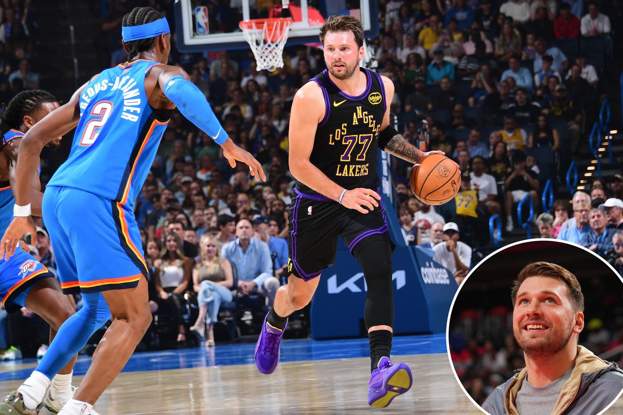 Lakers star Luka Doncic out Game 1 vs. Thunder