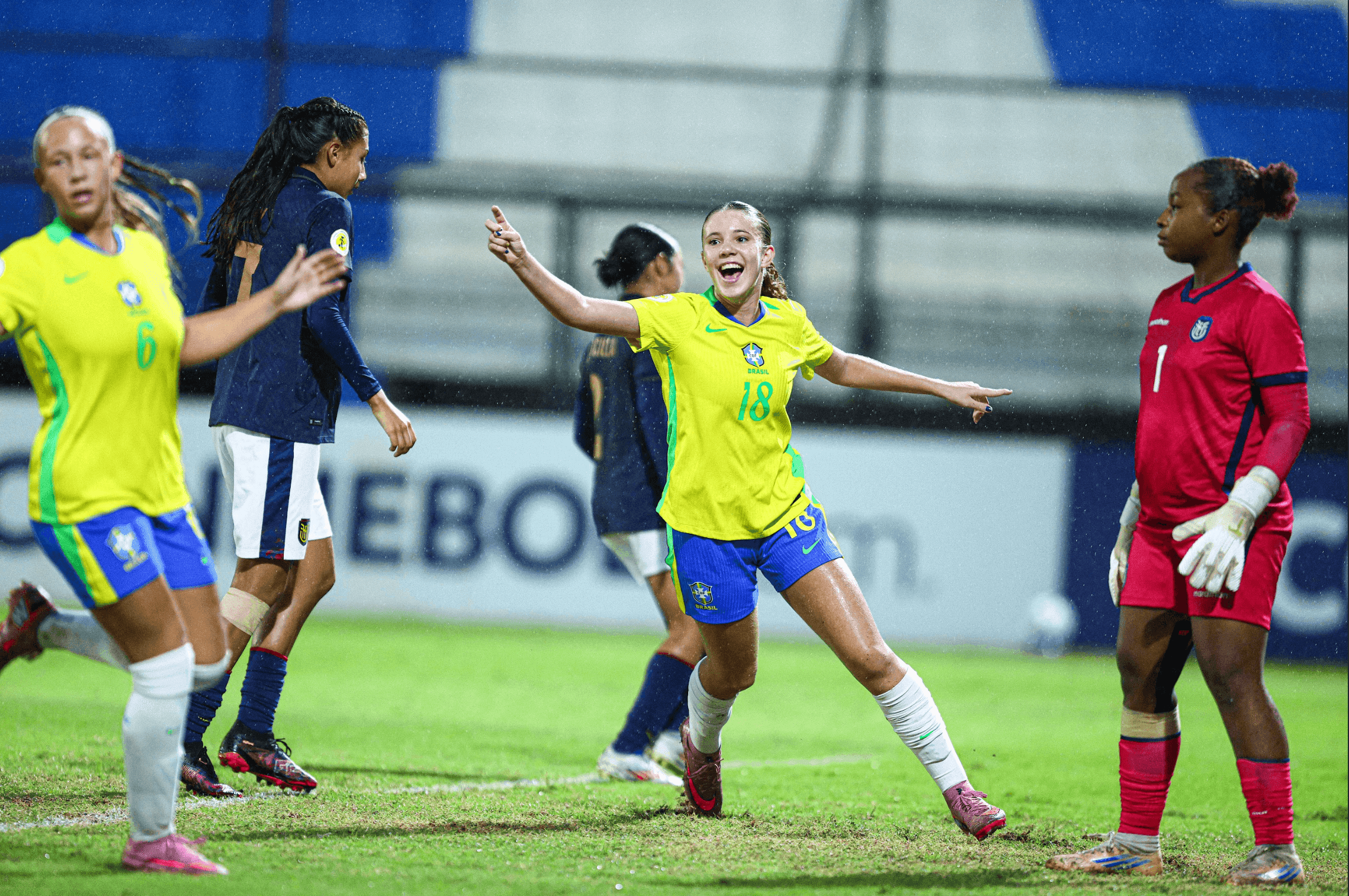 Brazil thrash Ecuador, stay unbeaten at Women's South American U17