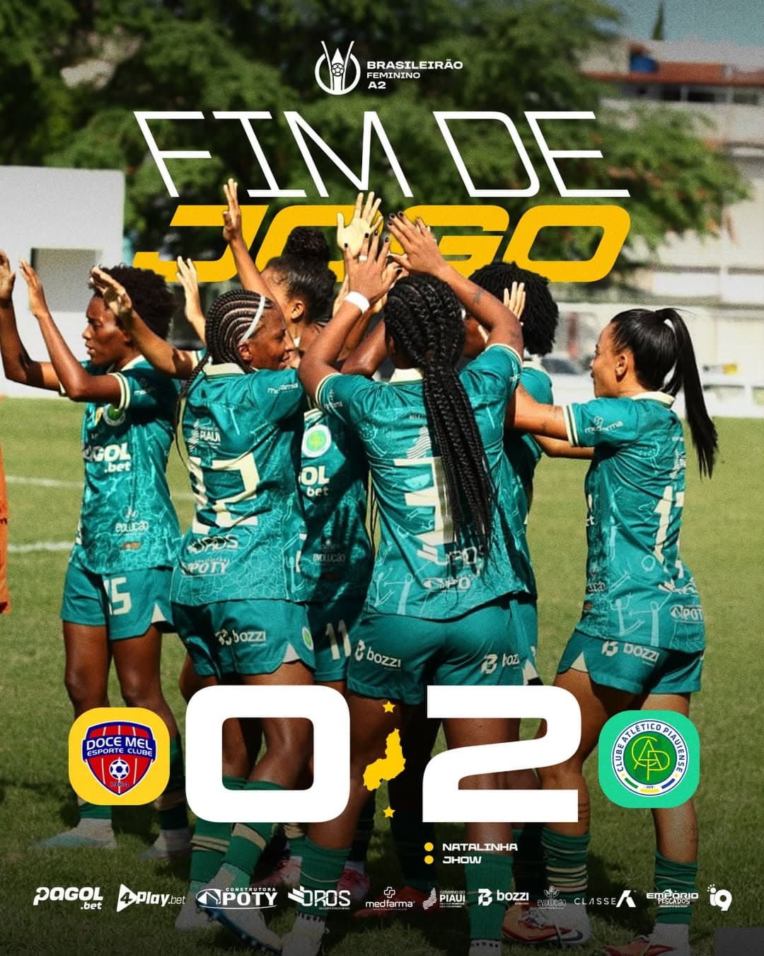 Women’s Brasileiro A2: Vasco and Atlético-PI stay top