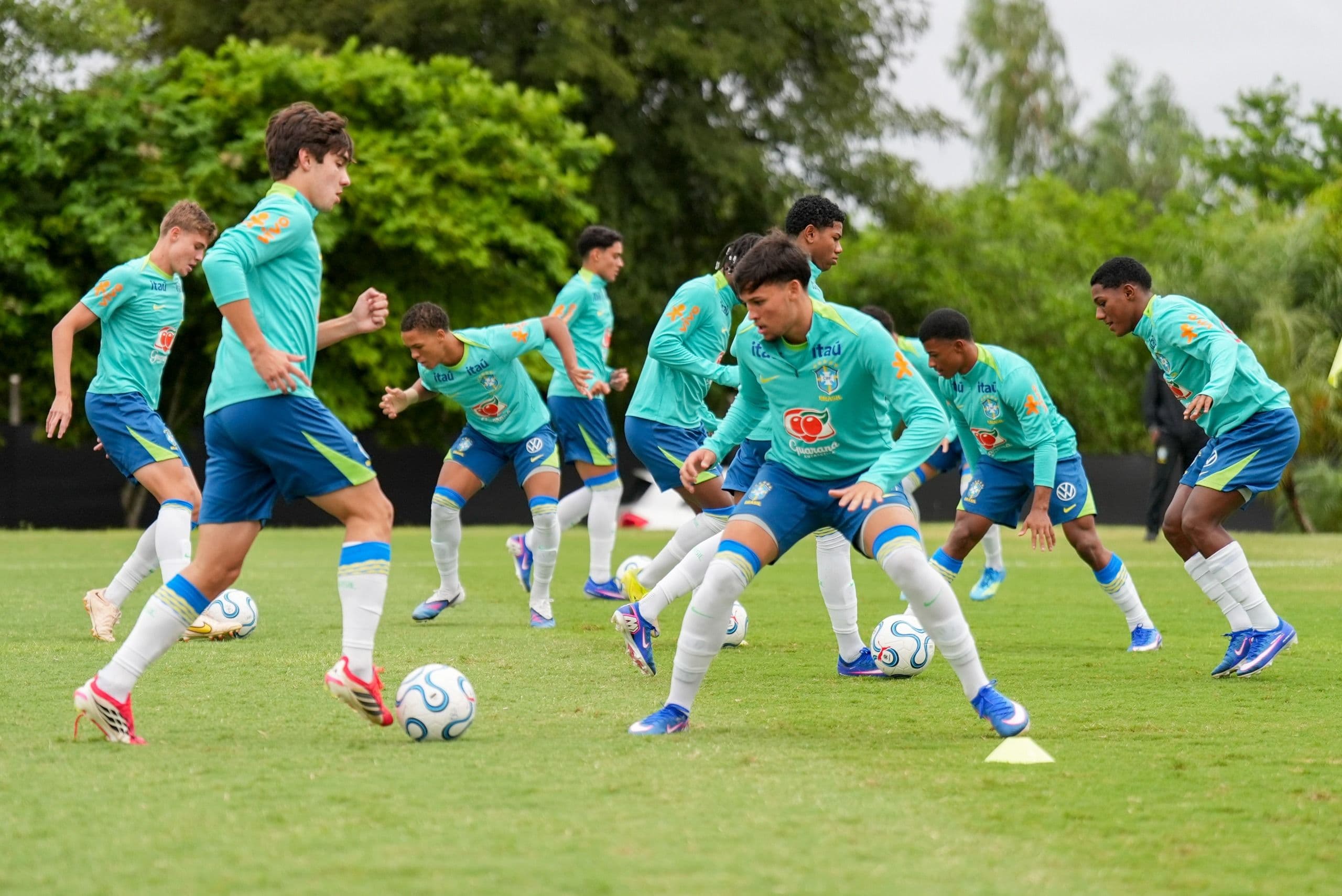 Brazil under-17s begin preparations to face Argentina
