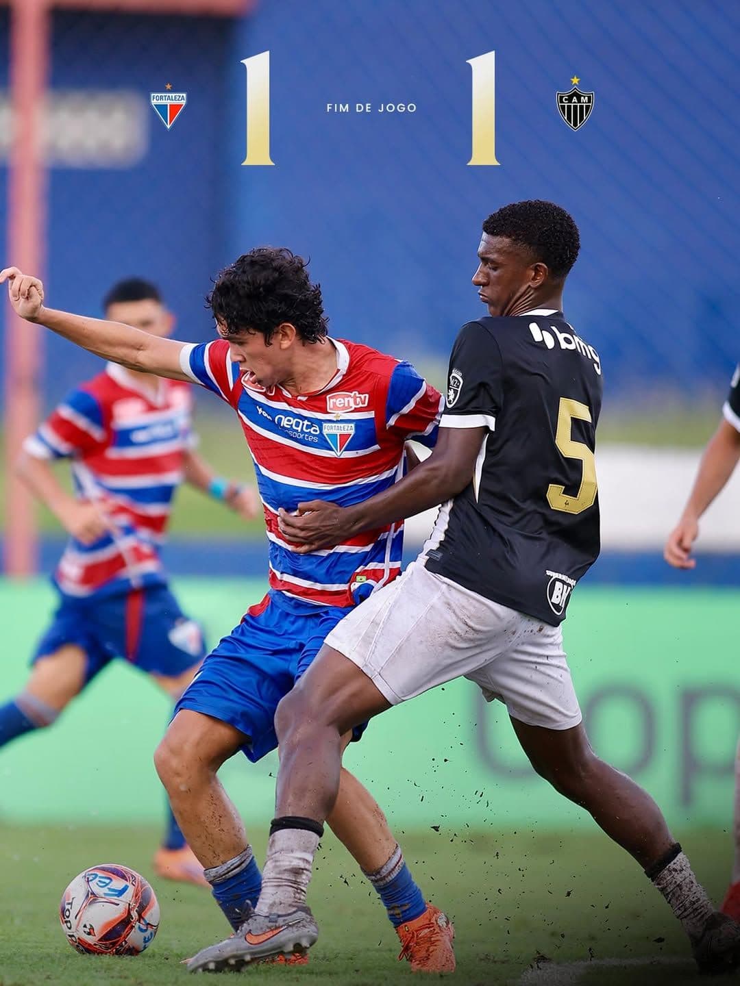 Copa do Brasil U17: Fortaleza and Galo draw in quarter-finals