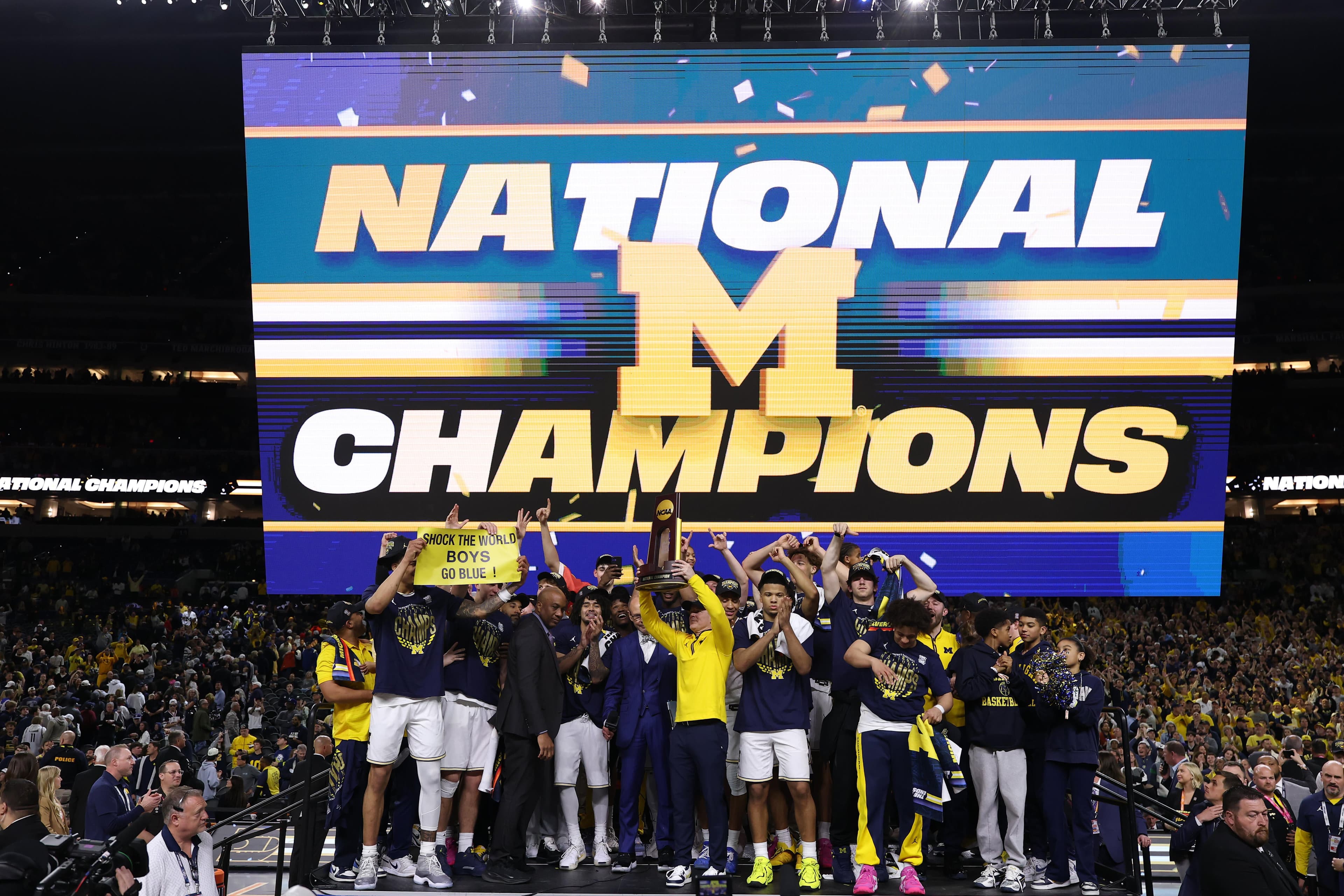 Michigan holds off UConn to win 2026 NCAA men's basketball title