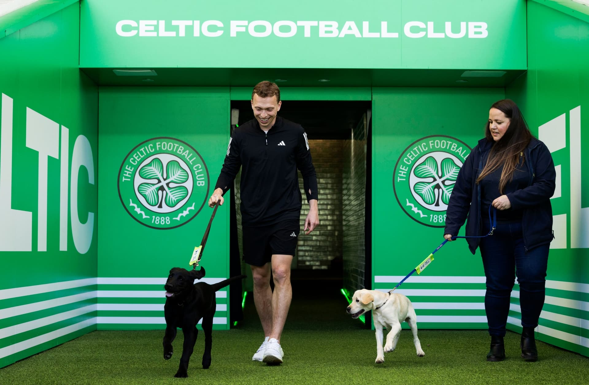 Alistair Johnston leads the way on International Guide Dog Day