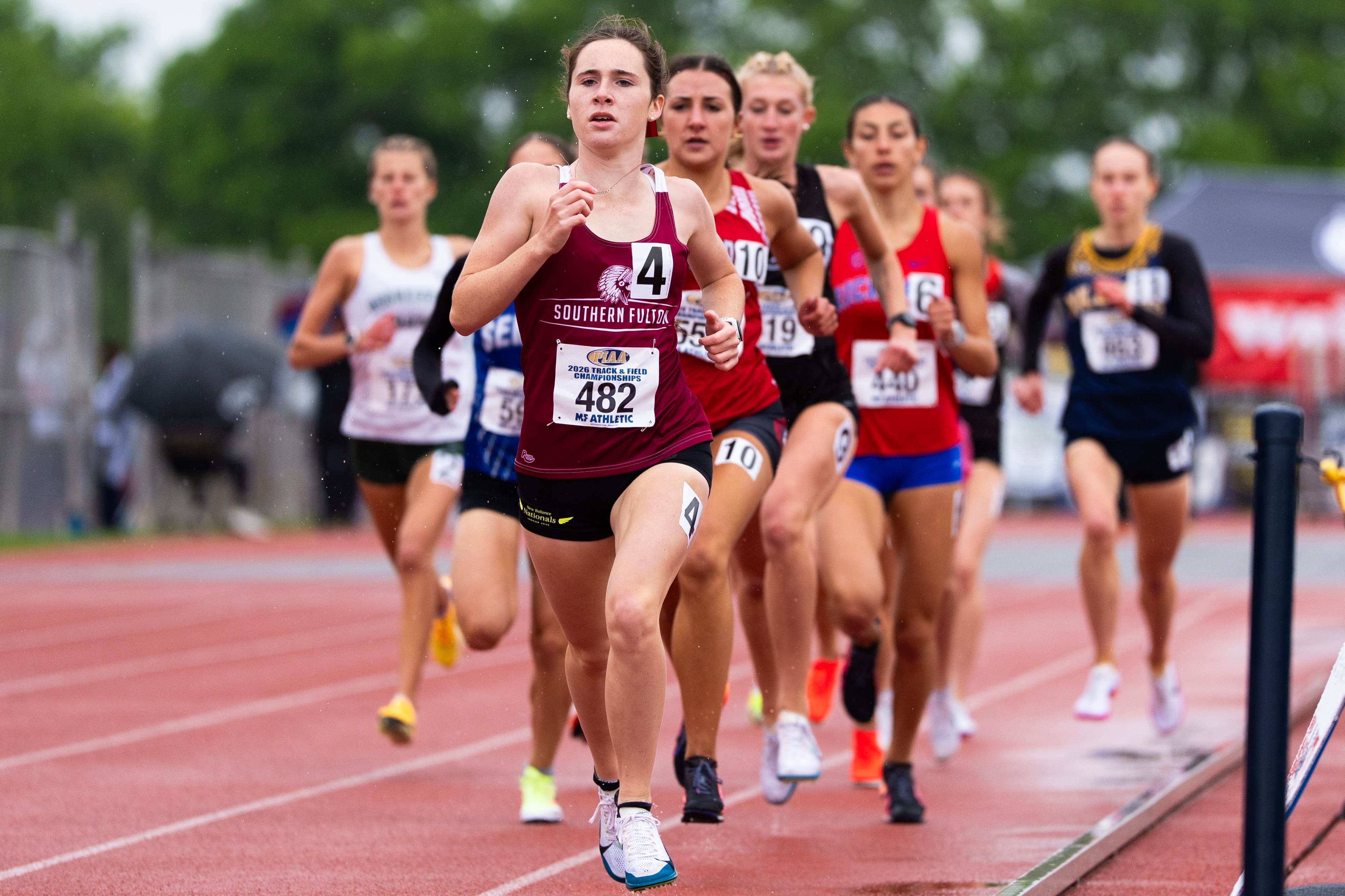 Three athletes find spots on podium during PIAA track and field