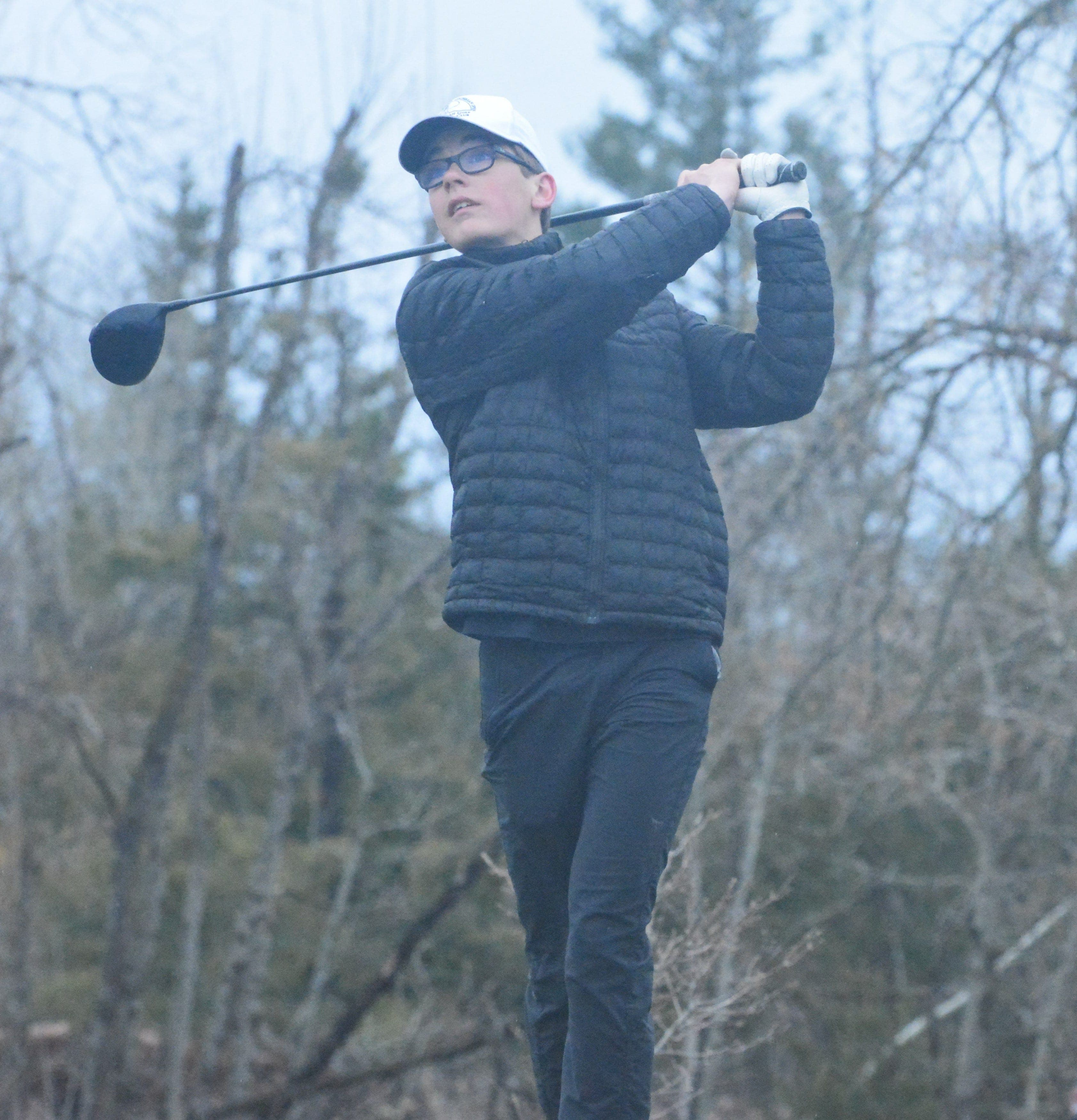 With grandpa's help, Cheboygan's Elliott Schryer progressing in boys golf