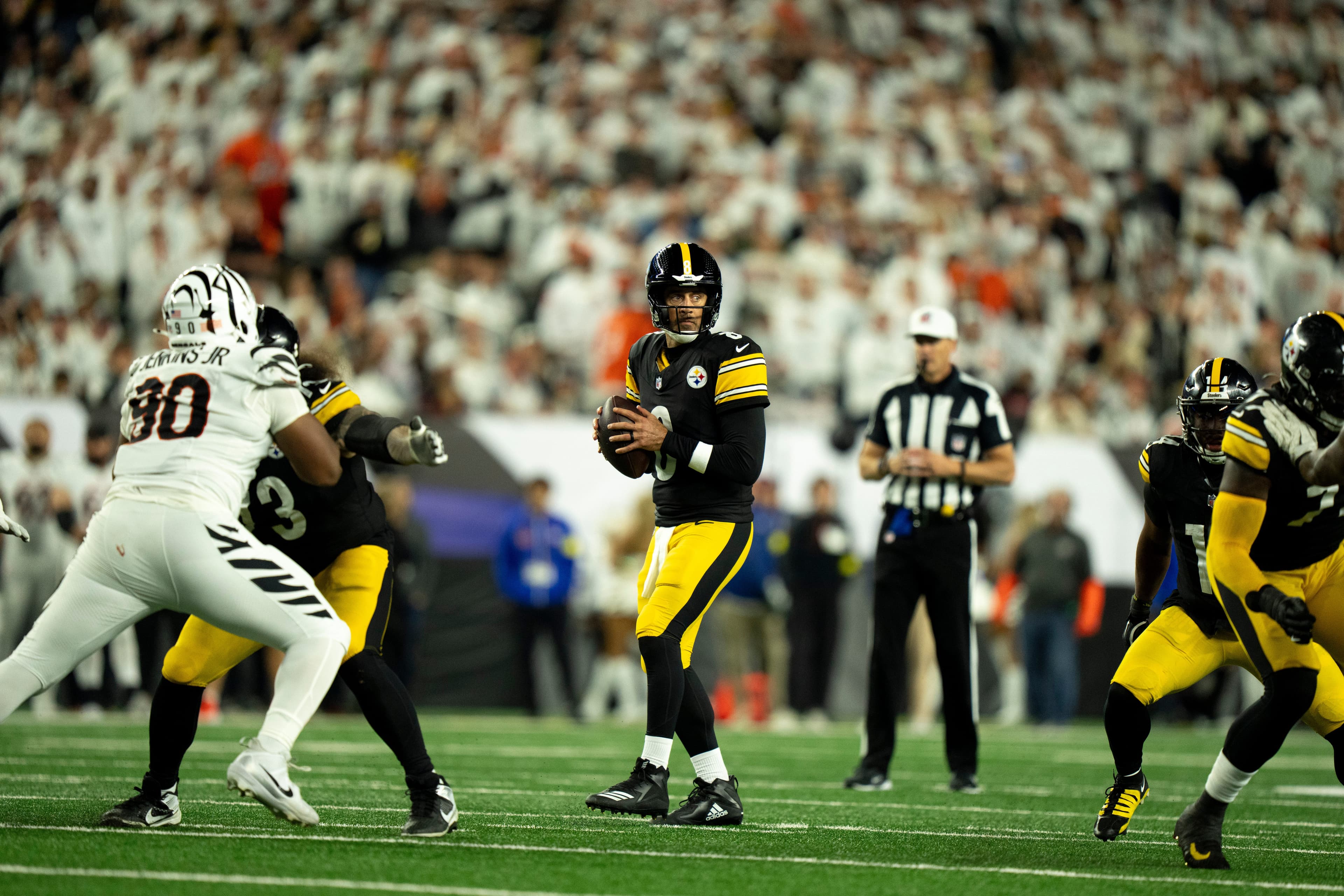 Bengals' Sunday night game vs Steelers might be last vs QB Rodgers