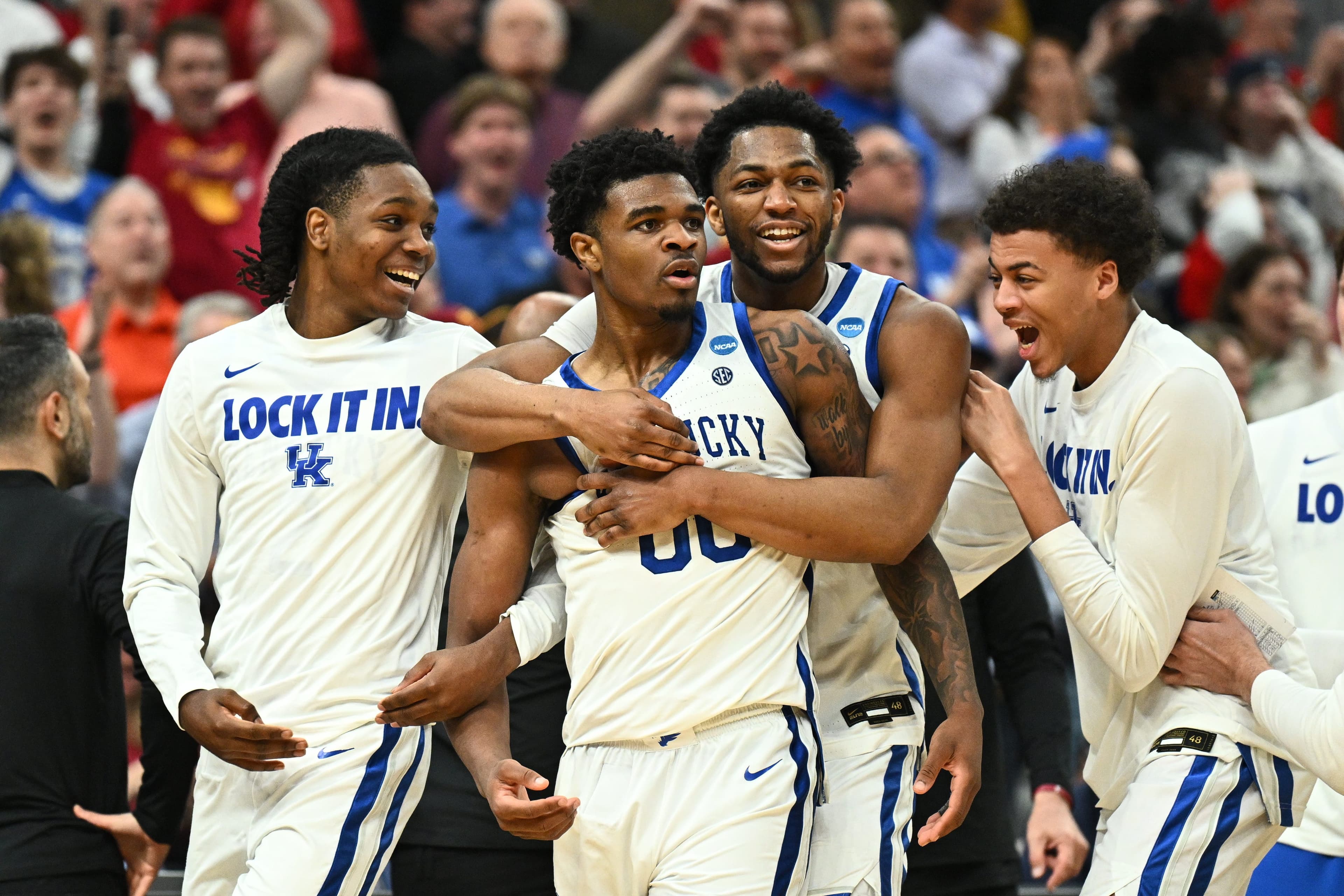 Tip time, TV info announced for Kentucky, Iowa State round of 32 game