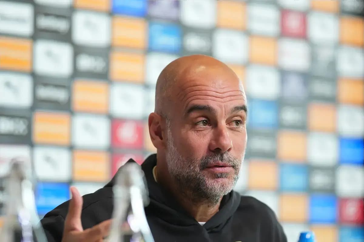 “My face speaks for himself” – Pep Guardiola says he is ‘more relaxed than ever’ amid Arsenal title race battle