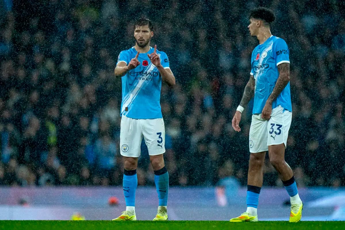 Pep Guardiola press conference: Nico O’Reilly and Ruben Dias injury updates ahead of Arsenal clash