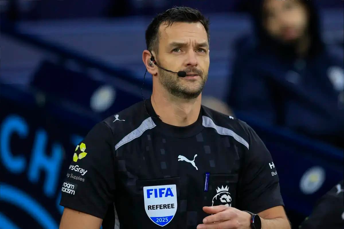 Match Officials: Andy Madley to referee Burnley vs Manchester City