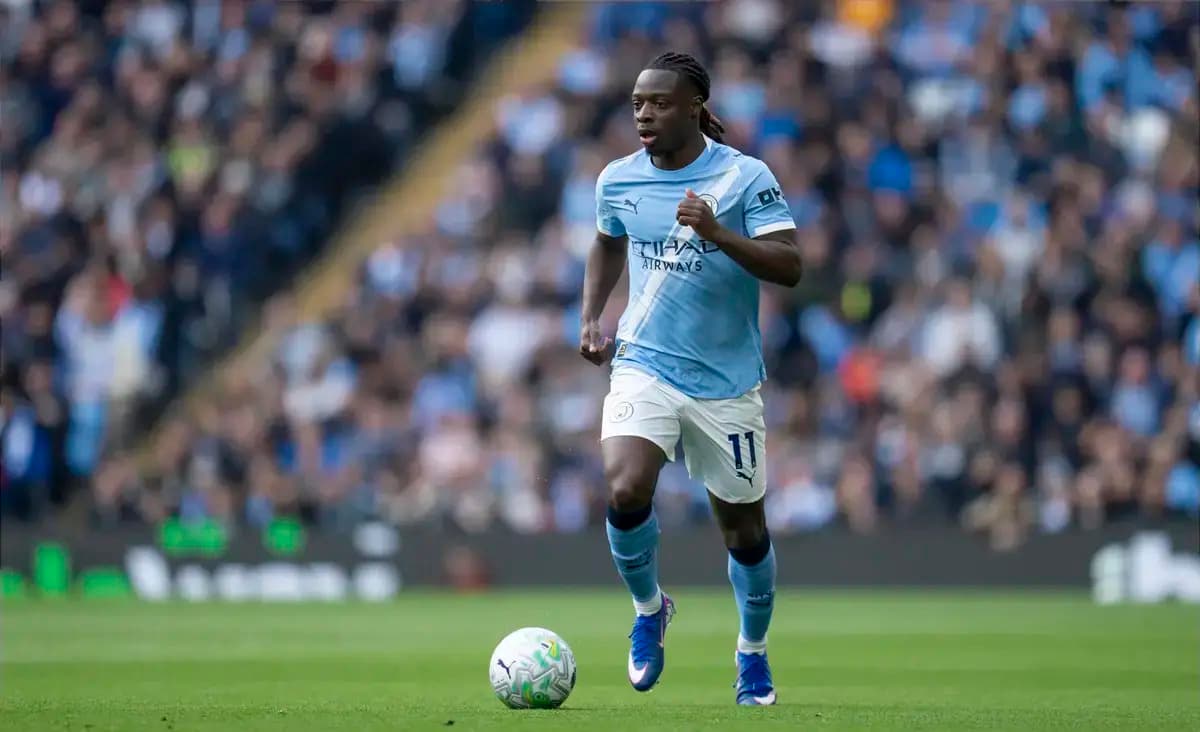 Jeremy Doku cites Raheem Sterling as case study for Manchester City goalscoring target