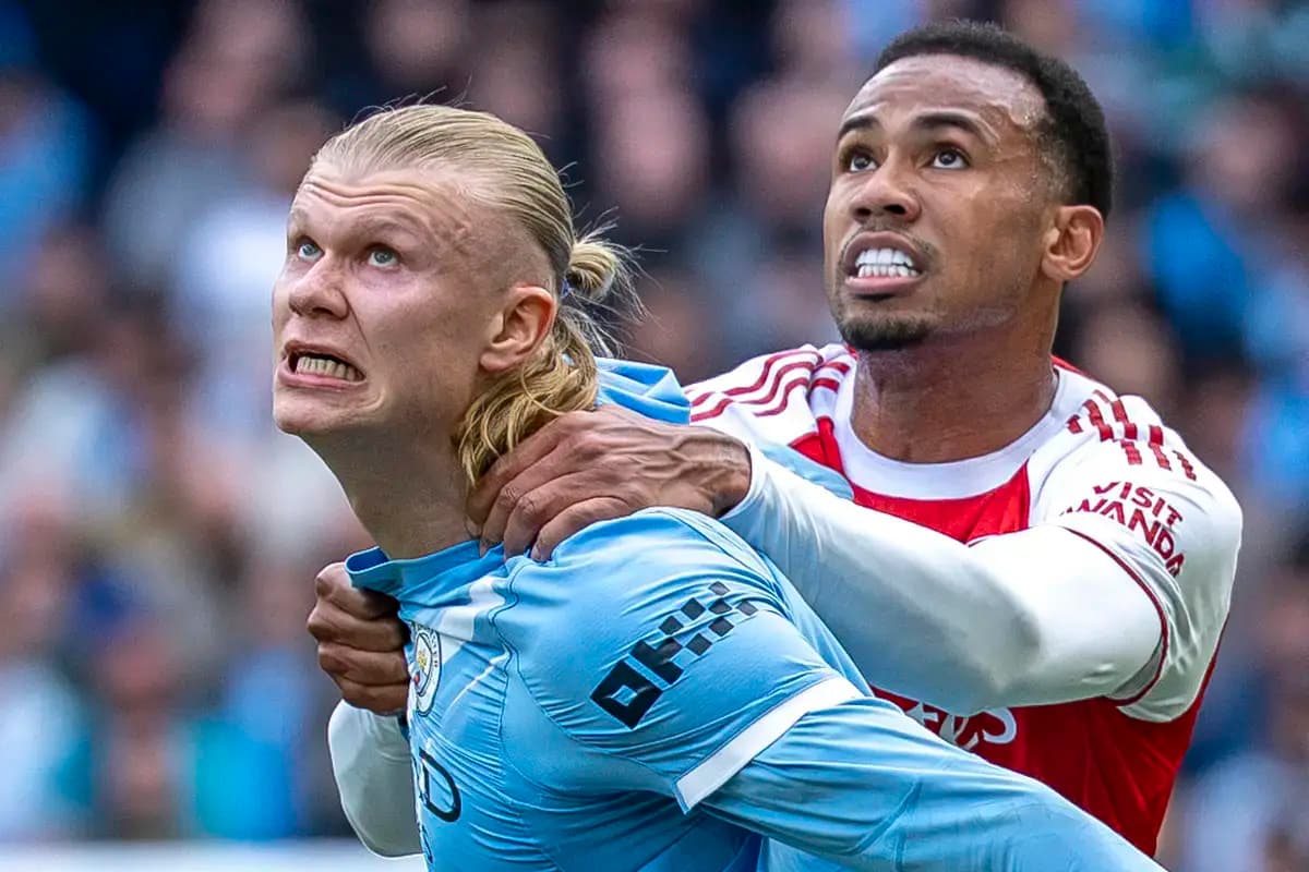 Erling Haaland delivers classy response to Gabriel headbutt controversy in Manchester City win over Arsenal