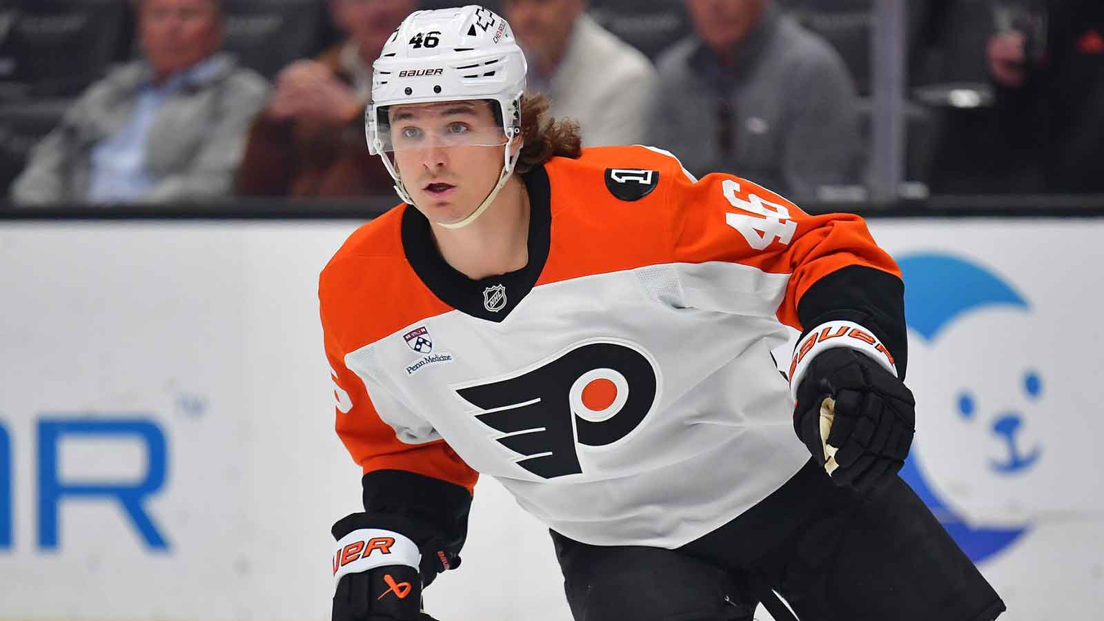 Ducks fans give Flyers’ Trevor Zegras standing ovation in return to Anaheim