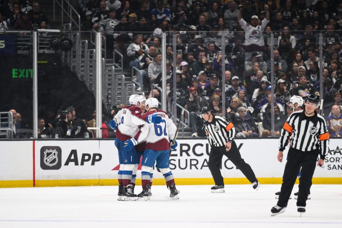 Postgame: Avalanche Complete First-Round Sweep of Los Angeles Kings