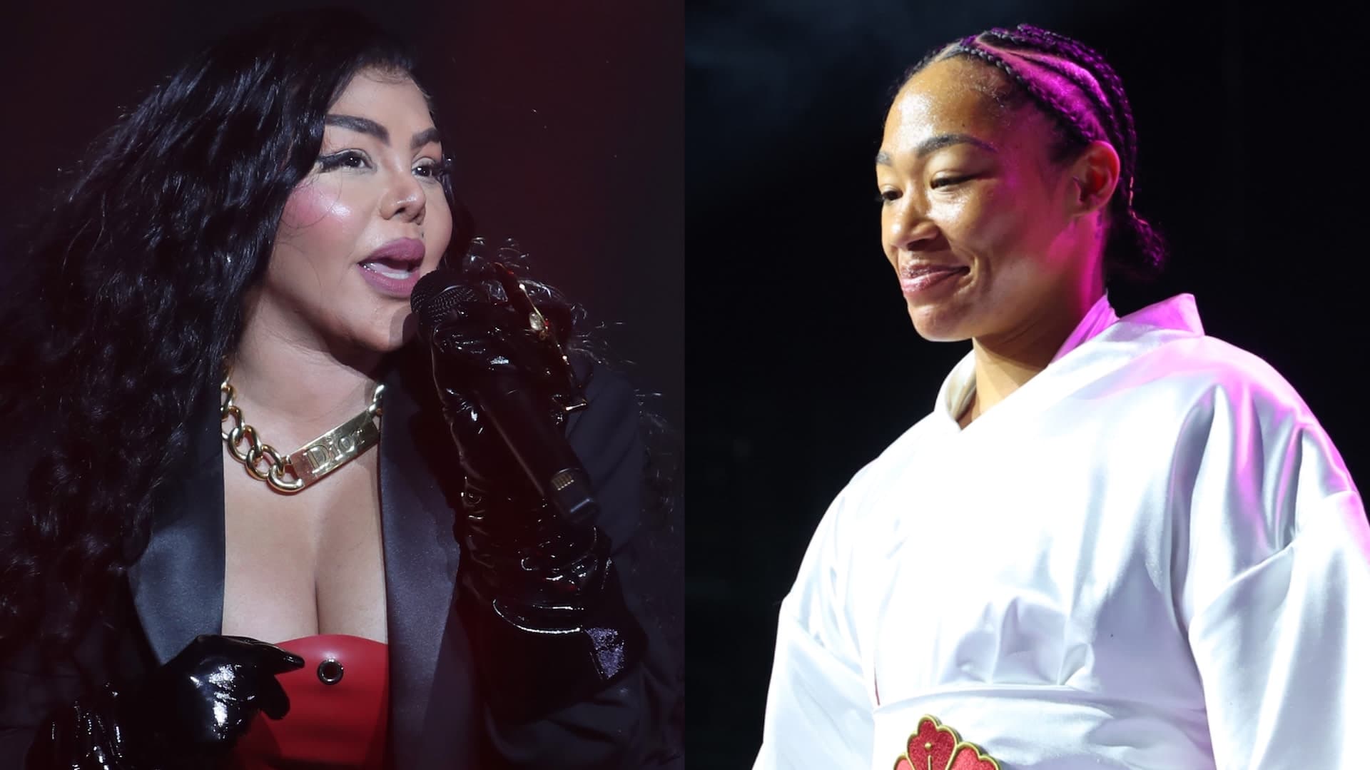 Lil Kim Joins Alycia Baumgardner for Ring Walk