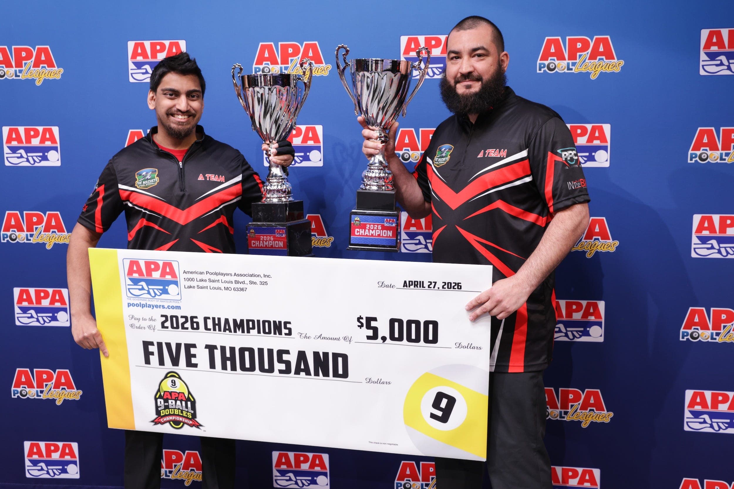 NJ pool players beat field of 6,000, win championship in Las Vegas