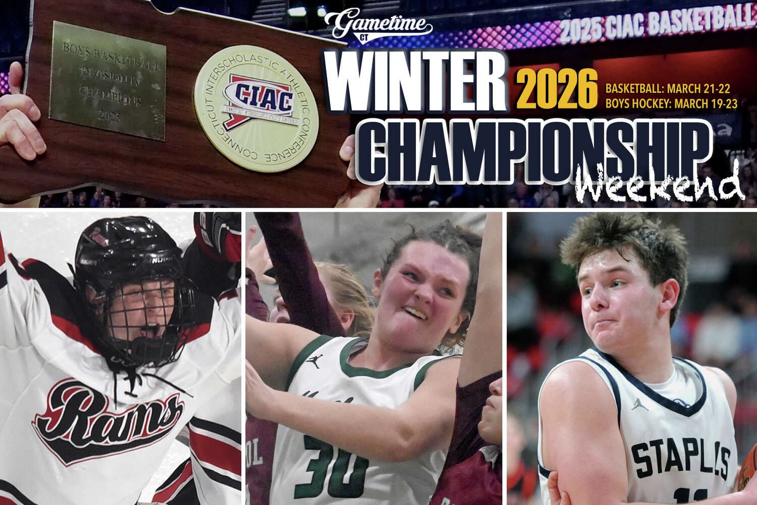 2026 Connecticut High School Winter Championship Week Scoreboard / Schedule