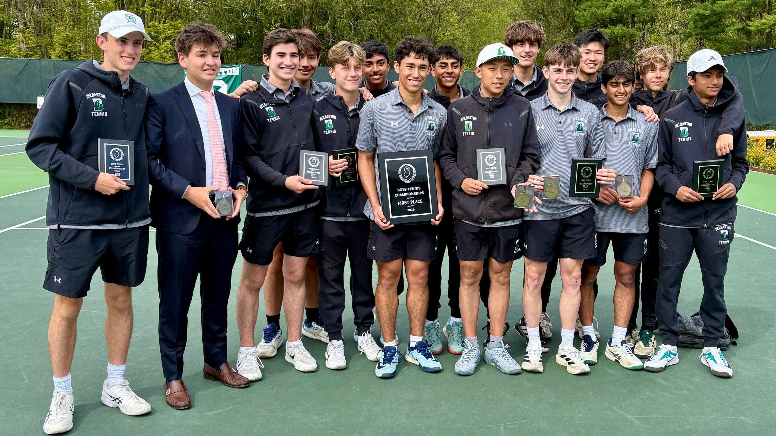 Delbarton tennis earns Morris County Tournament title again