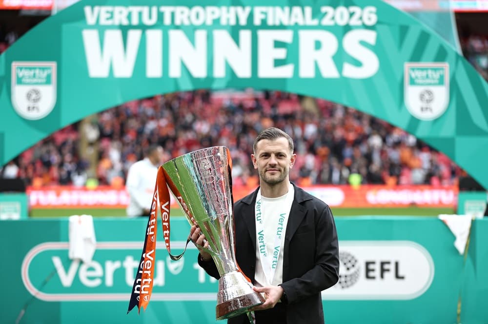 “Proud”: Jack Wilshere delivers emotional speech after Luton trophy win