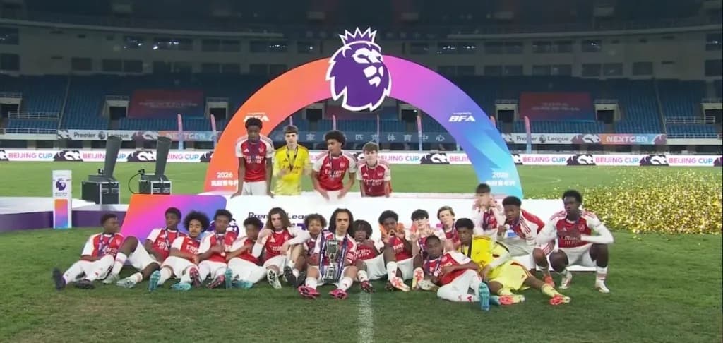 Arsenal academy win Next Gen Cup in Beijing
